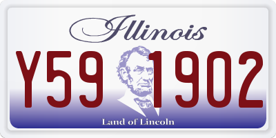 IL license plate Y591902