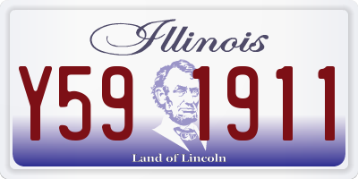IL license plate Y591911
