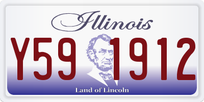 IL license plate Y591912