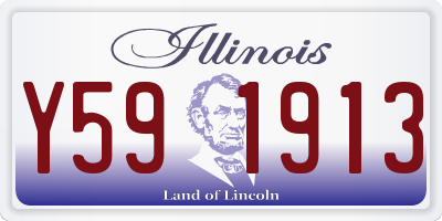 IL license plate Y591913