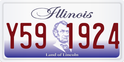 IL license plate Y591924