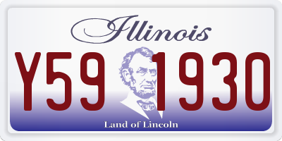 IL license plate Y591930