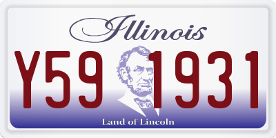 IL license plate Y591931