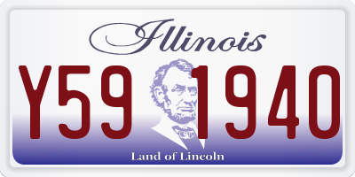 IL license plate Y591940