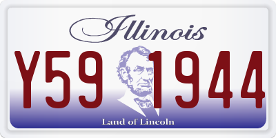 IL license plate Y591944
