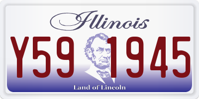 IL license plate Y591945