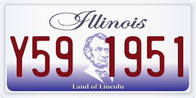 IL license plate Y591951
