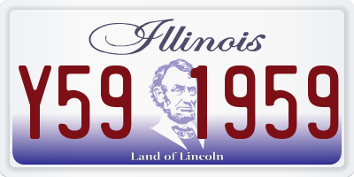 IL license plate Y591959