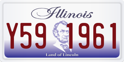 IL license plate Y591961