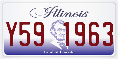 IL license plate Y591963