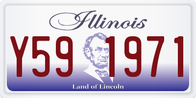 IL license plate Y591971