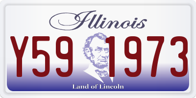IL license plate Y591973