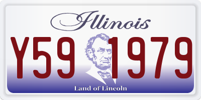 IL license plate Y591979