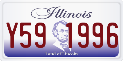 IL license plate Y591996