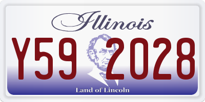 IL license plate Y592028