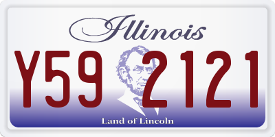 IL license plate Y592121