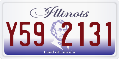IL license plate Y592131