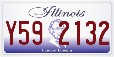 IL license plate Y592132