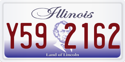 IL license plate Y592162