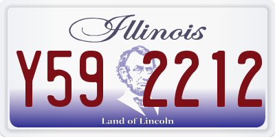 IL license plate Y592212