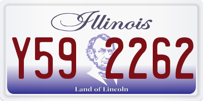 IL license plate Y592262