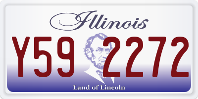 IL license plate Y592272