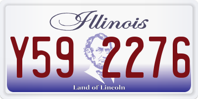 IL license plate Y592276