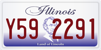 IL license plate Y592291