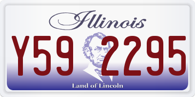 IL license plate Y592295
