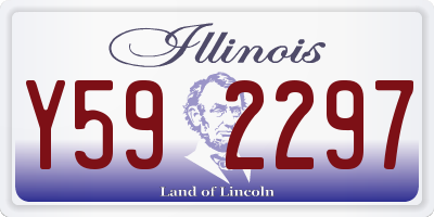 IL license plate Y592297