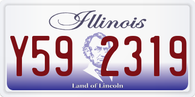 IL license plate Y592319