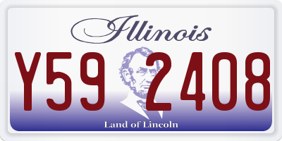 IL license plate Y592408