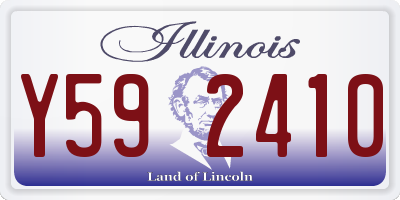 IL license plate Y592410