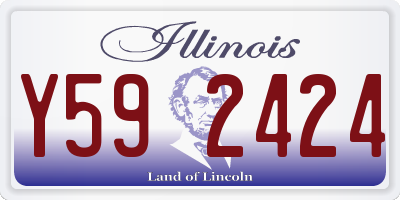 IL license plate Y592424