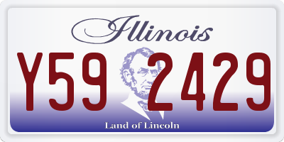 IL license plate Y592429