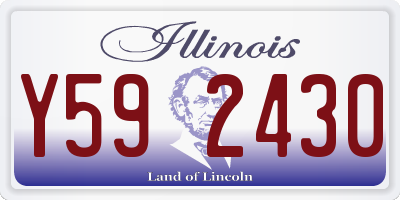 IL license plate Y592430