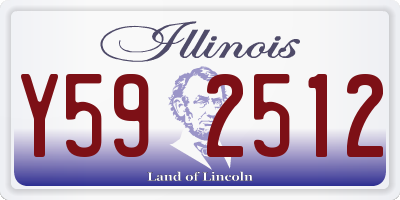 IL license plate Y592512