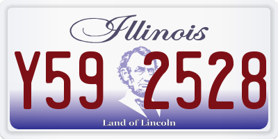 IL license plate Y592528