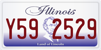 IL license plate Y592529