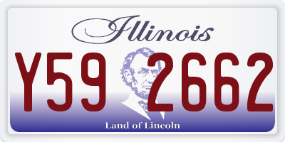 IL license plate Y592662