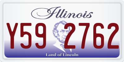 IL license plate Y592762