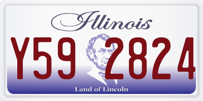 IL license plate Y592824