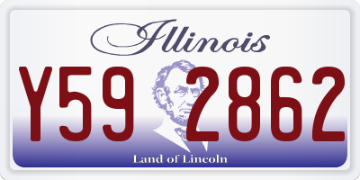 IL license plate Y592862