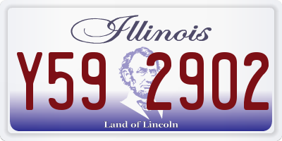 IL license plate Y592902