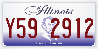 IL license plate Y592912