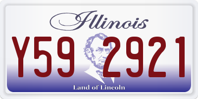 IL license plate Y592921