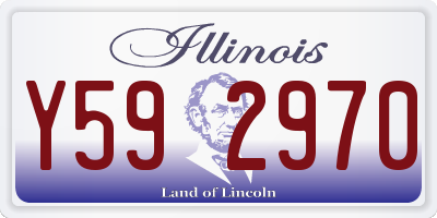 IL license plate Y592970