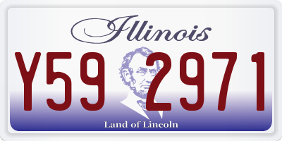 IL license plate Y592971