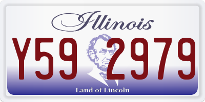IL license plate Y592979
