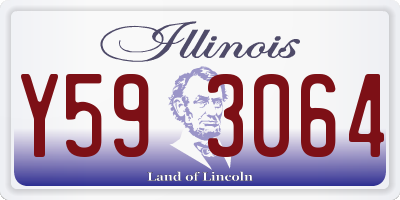 IL license plate Y593064